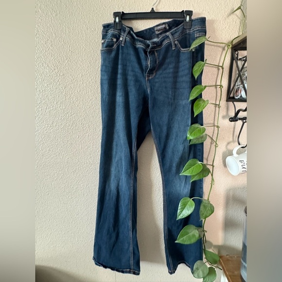 Torrid Luxe Slim Boot Jeans - Dark Blue - Picture 1 of 4